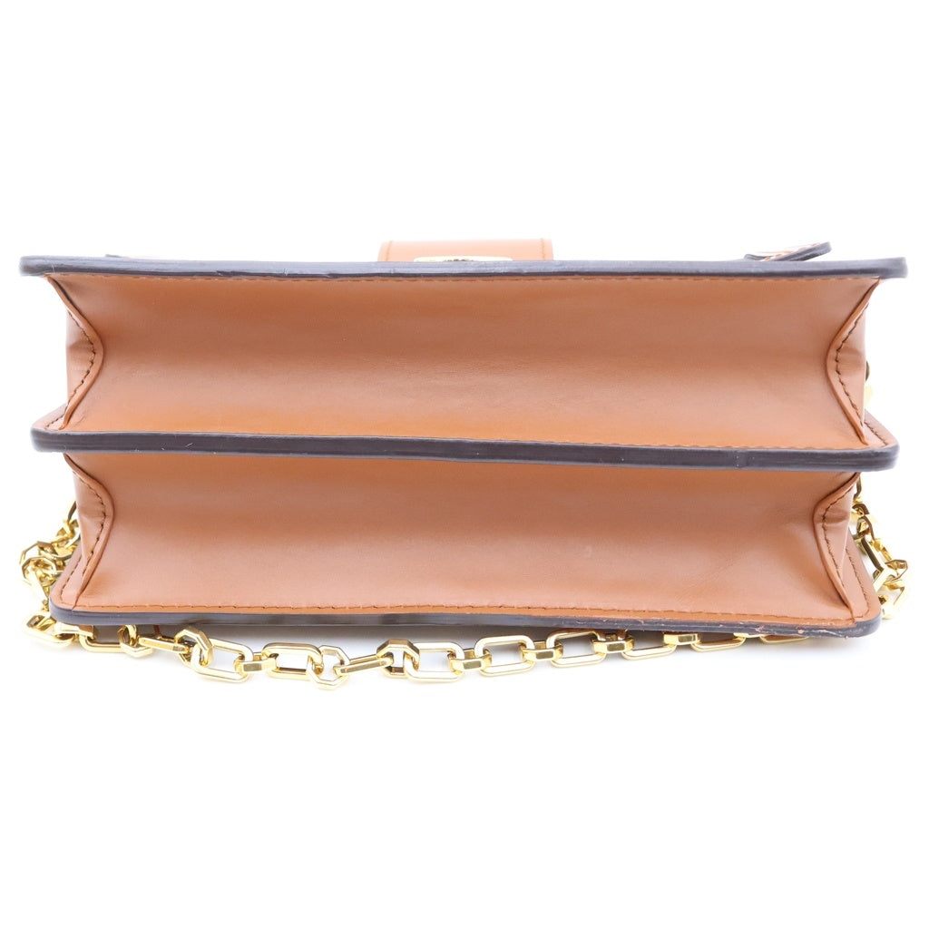 LOUIS VUITTON(ルイヴィトン) モノグラムリバース ドーフィーヌMM PVC レザー チェーンショルダーバッグ ブラウン M45958 RFID レディース