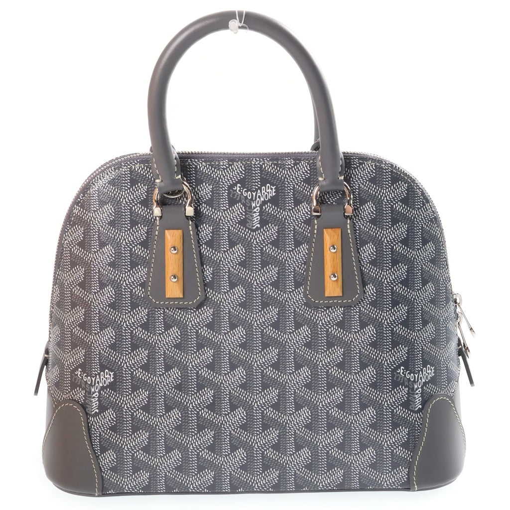 GOYARD(ゴヤール) ヴァンドーム ミニ PVC コーティングキャンバス レザー 2WAY ハンド ショルダーバッグ グレー レディース