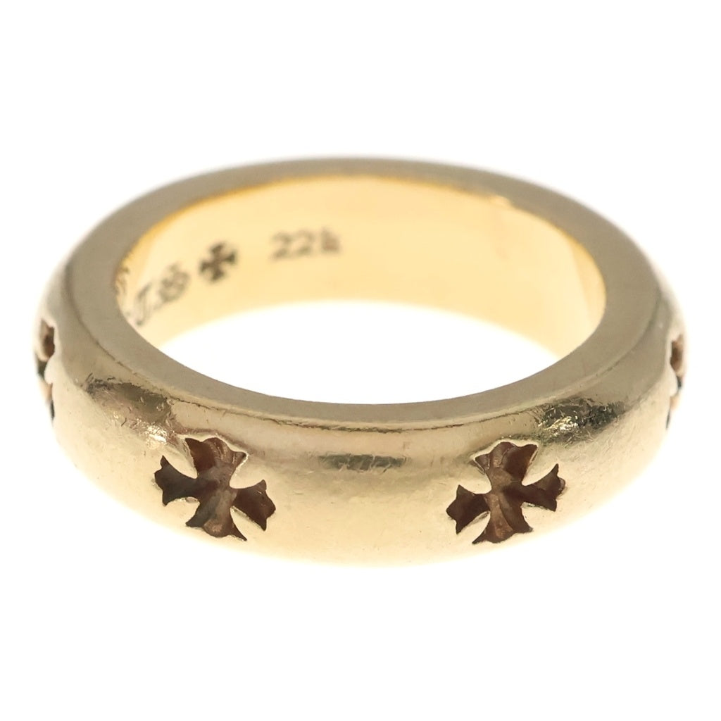 CHROME HEARTS(クロムハーツ) NEGATIVE CH PLUS 22K ネガティブCHプラス ゴールドリング #48