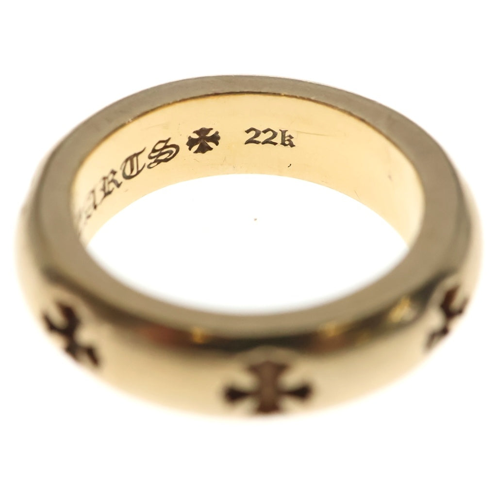 CHROME HEARTS(クロムハーツ) NEGATIVE CH PLUS 22K ネガティブCHプラス ゴールドリング #48