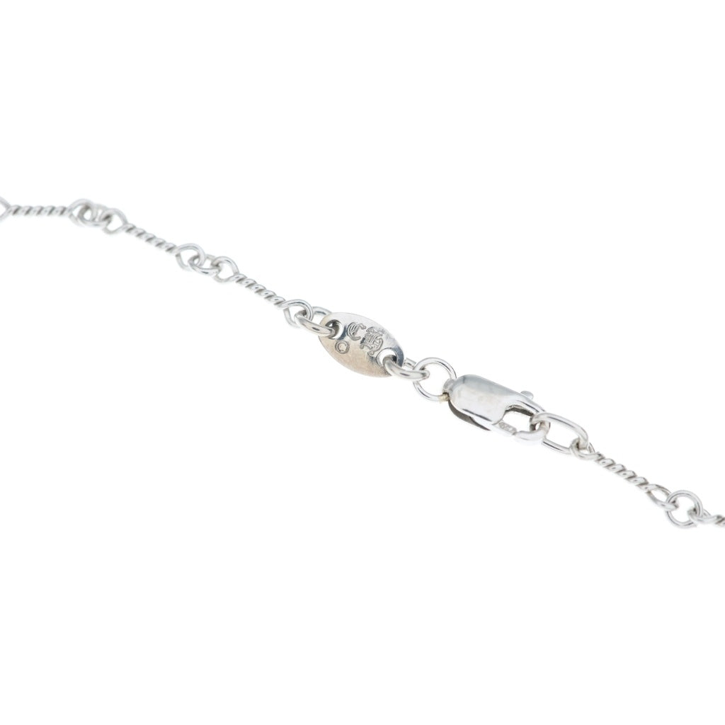 CHROME HEARTS(クロムハーツ) WG NECKCHAIN T18 ツイストチェーンネックレス 18inch ホワイトゴールド