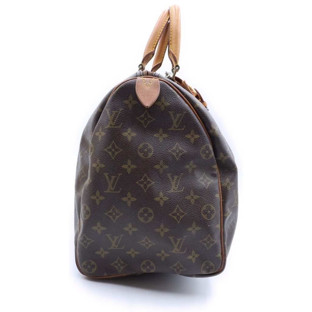 LOUIS VUITTON(ルイヴィトン) モノグラム キーポル45 PVC レザー ハンド ボストンバッグ ブラウン M41428 レディース