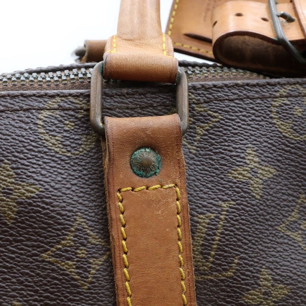 LOUIS VUITTON(ルイヴィトン) モノグラム キーポル45 PVC レザー ハンド ボストンバッグ ブラウン M41428 レディース