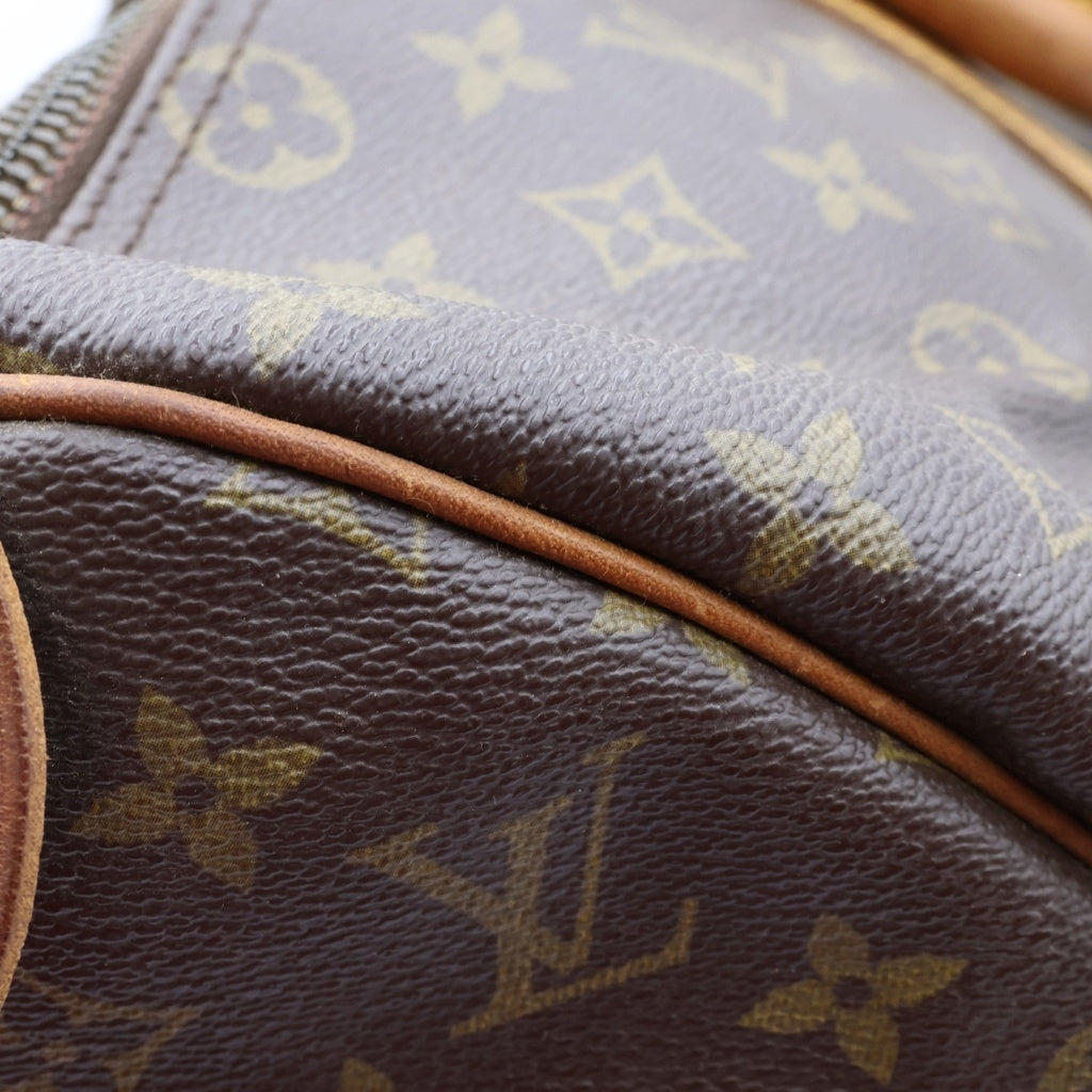 LOUIS VUITTON(ルイヴィトン) モノグラム キーポル45 PVC レザー ハンド ボストンバッグ ブラウン M41428 レディース