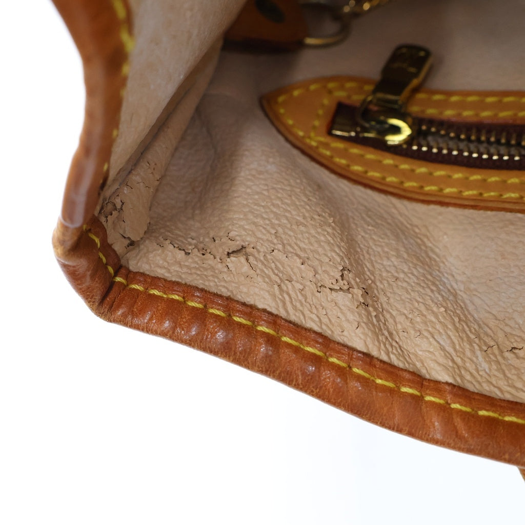 LOUIS VUITTON(ルイヴィトン) モノグラム バケットPM PVC レザー ハンドバッグ ブラウン M42238 レディース