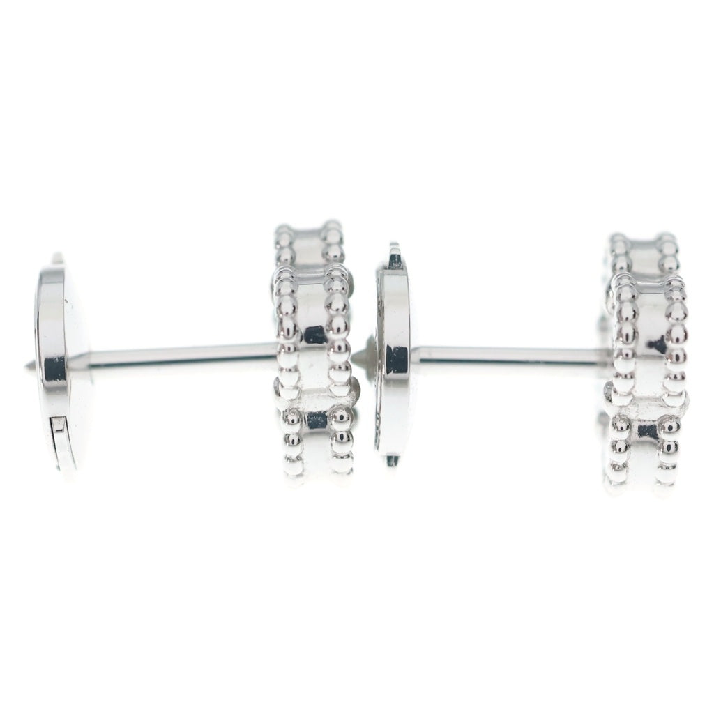 Van Cleef & Arpels(ヴァンクリーフアンドアーペル) スウィートアルハンブラ マザーオブパール ピアス K18WG ホワイトゴールド VCARG12000 レディース