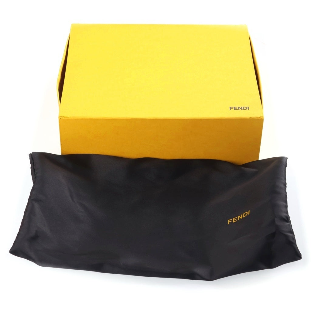 FENDI(フェンディ) マンマバケット ハンドバッグ ワンショルダーバッグ ブラック ナタレザー 8BR036 レディース