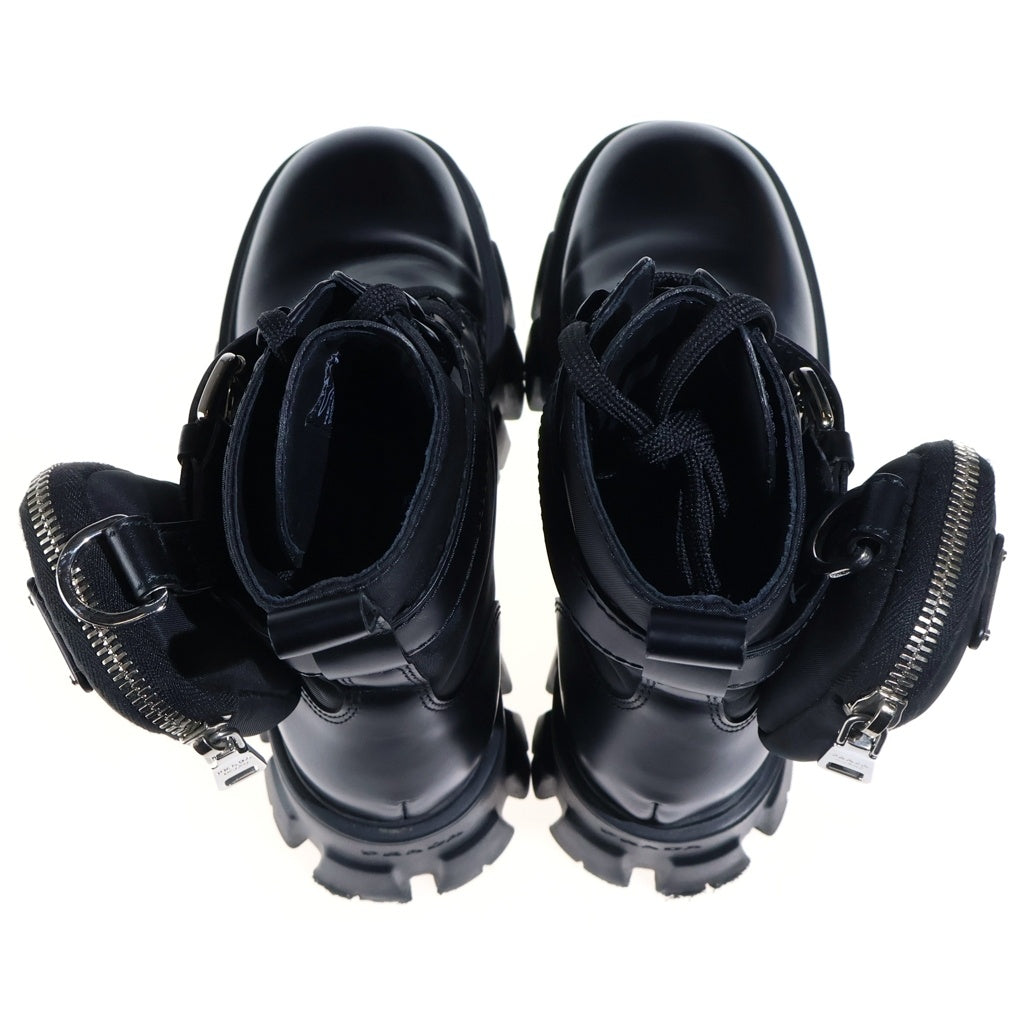 PRADA(プラダ) ■モノリス ブーツ 黒 #35・1/2 レディース