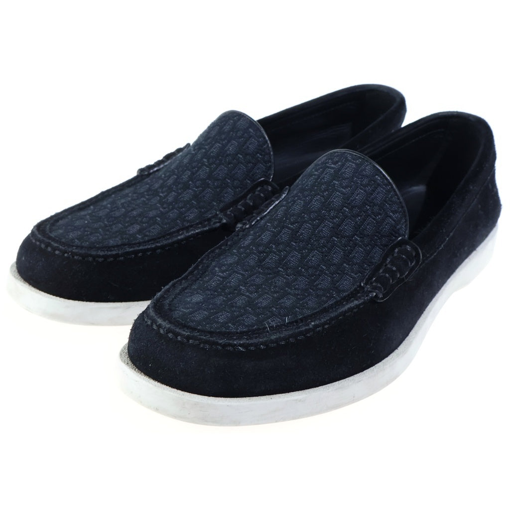 DIOR(ディオール) オブリーク スリッポン スニーカー キャンバス ブラック