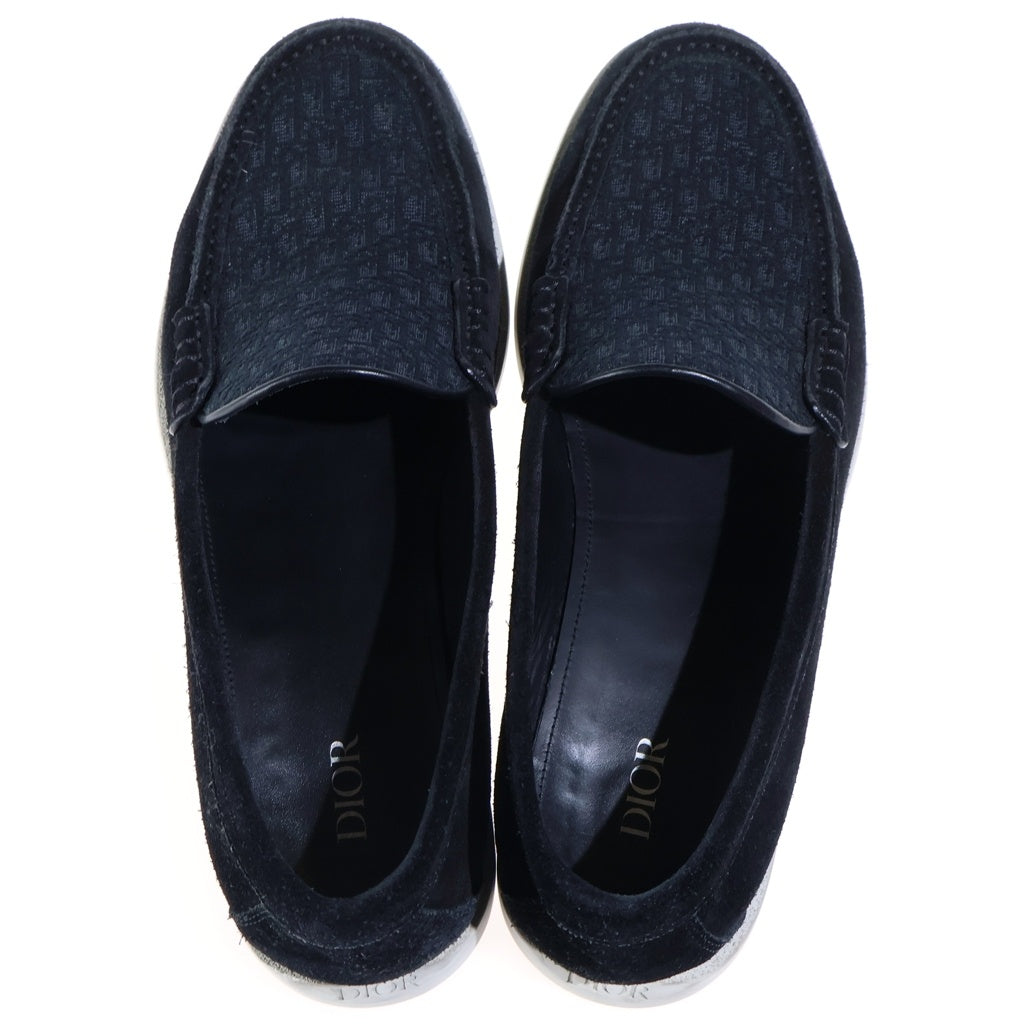 DIOR(ディオール) オブリーク スリッポン スニーカー キャンバス ブラック