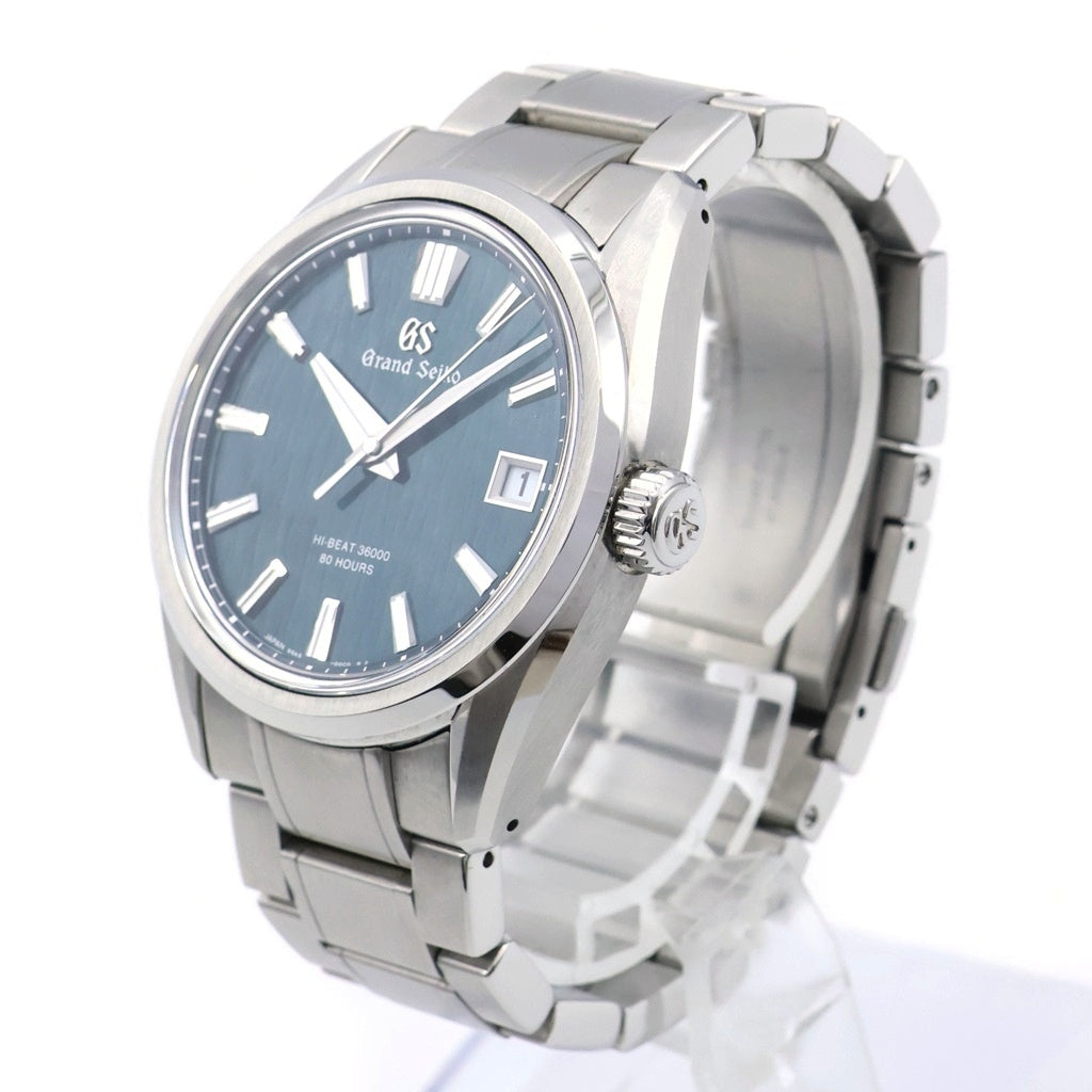 GRAND SEIKO(グランドセイコー) グランドセイコー ディズニー100リミテッドエディション 腕時計 グリーン文字盤 シルバー SS/AT SLGH025