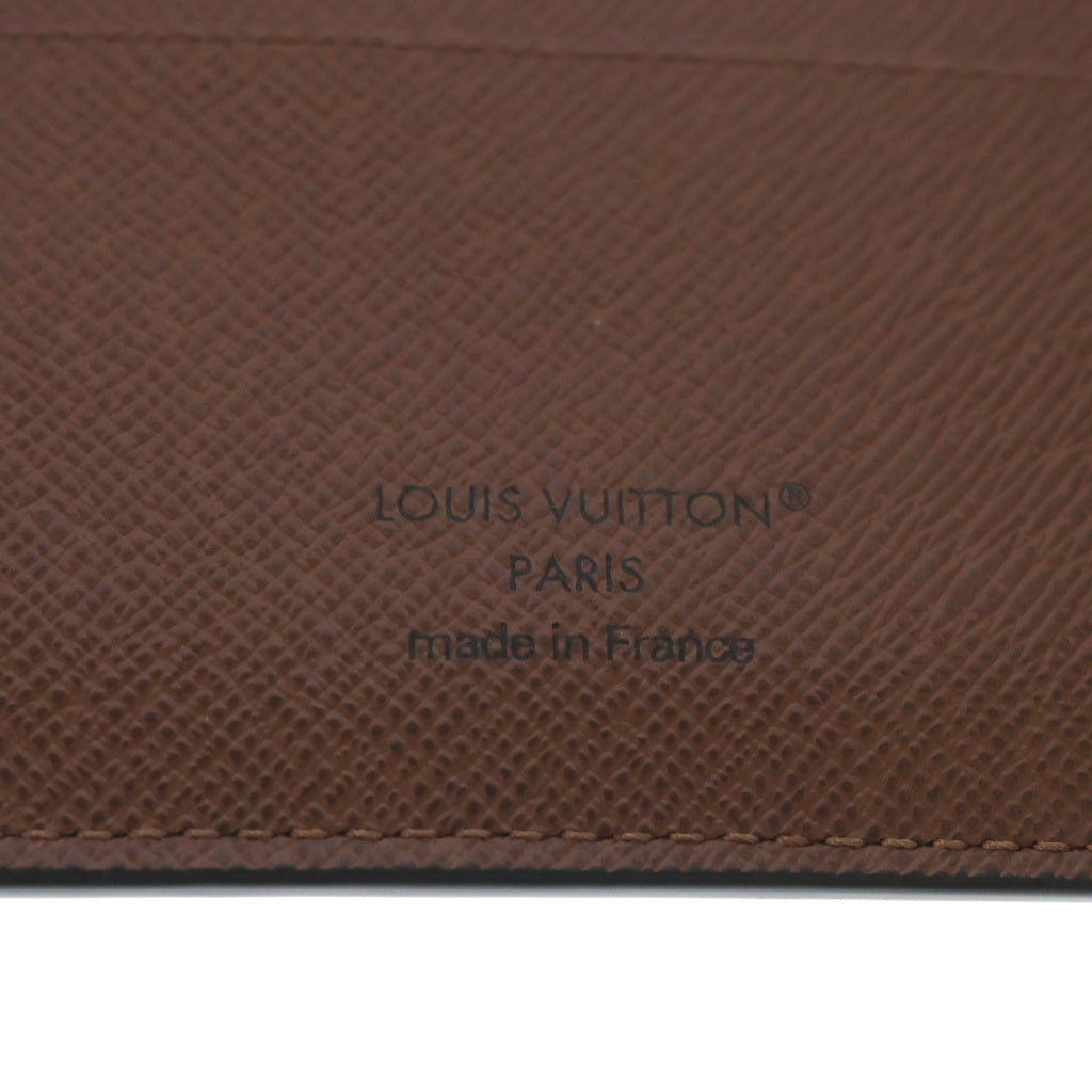 LOUIS VUITTON(ルイヴィトン) モノグラム ポルトフォイユ マルコ NM 三つ折り財布 コンパクトウォレット ブラウン レザー×PVC M62288 ゴールド金具