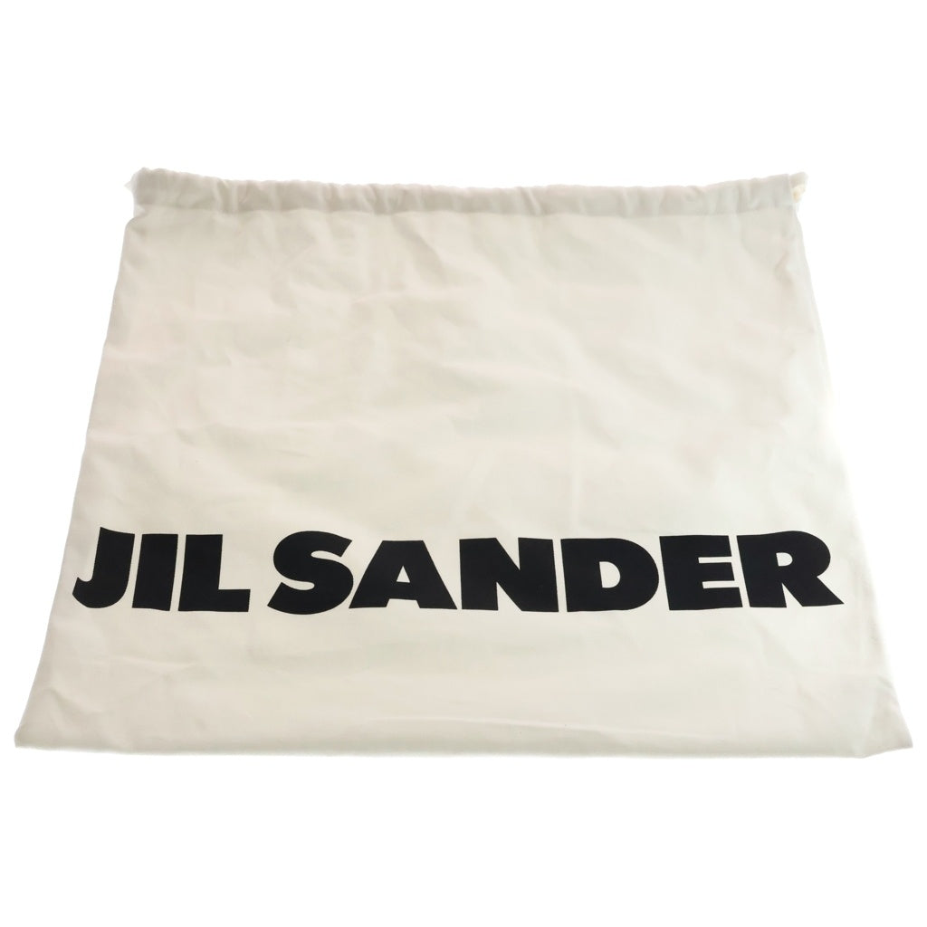 JIL SANDER(ジルサンダー) ゴジ ピロー ミディアム カーフレザー がま口 ショルダーバッグ ブラック ゴールド金具 J08WD0065 P5636 レディース