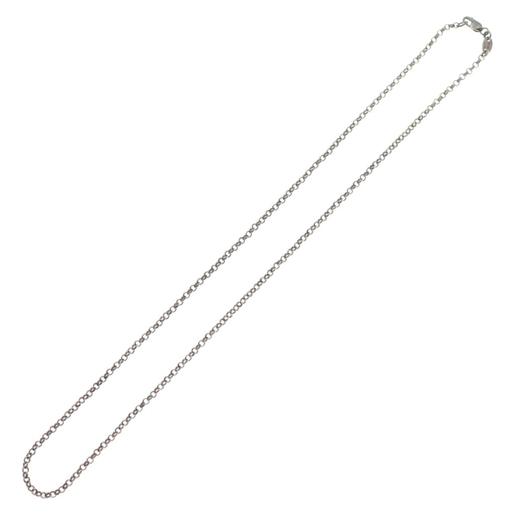 CHROME HEARTS(クロムハーツ) NECKCHAIN R18 ロールチェーンネックレス 18inch シルバー BCA083
