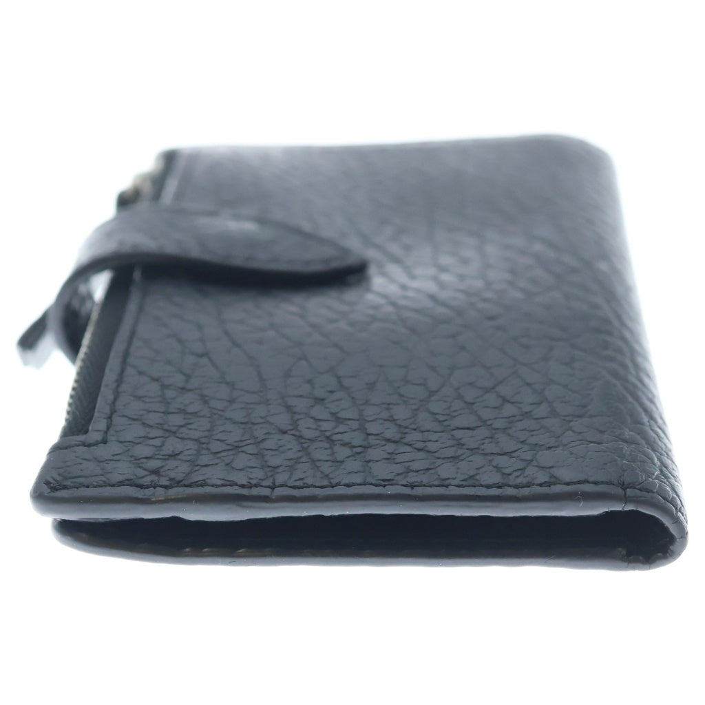 Maison Margiela(メゾンマルジェラ) 4ステッチ ジップウォレット レザー コインケース 財布 ブラック SA1VX0019