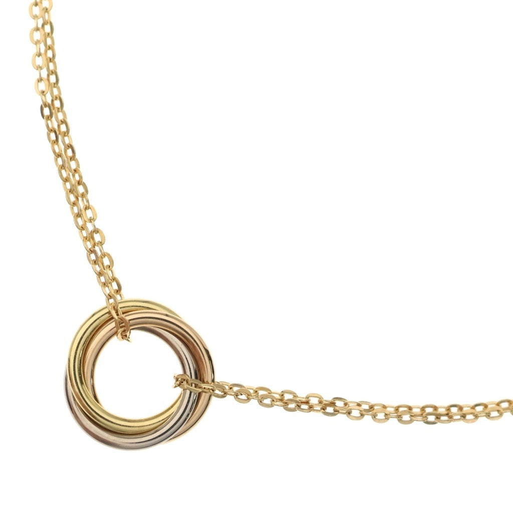 Cartier(カルティエ) ベビートリニティ ネックレス 750YG/PG/WG 3.3g TGP569 レディース