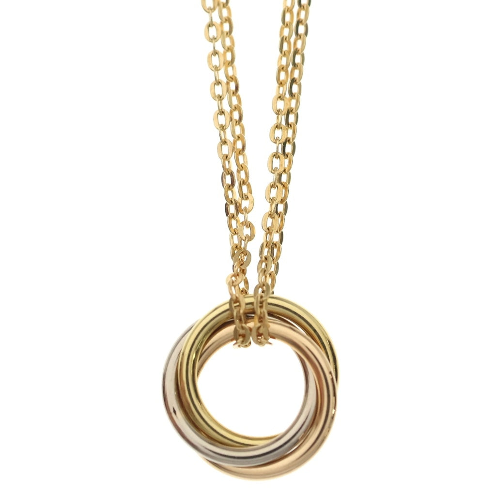 Cartier(カルティエ) ベビートリニティ ネックレス 750YG/PG/WG 3.3g TGP569 レディース