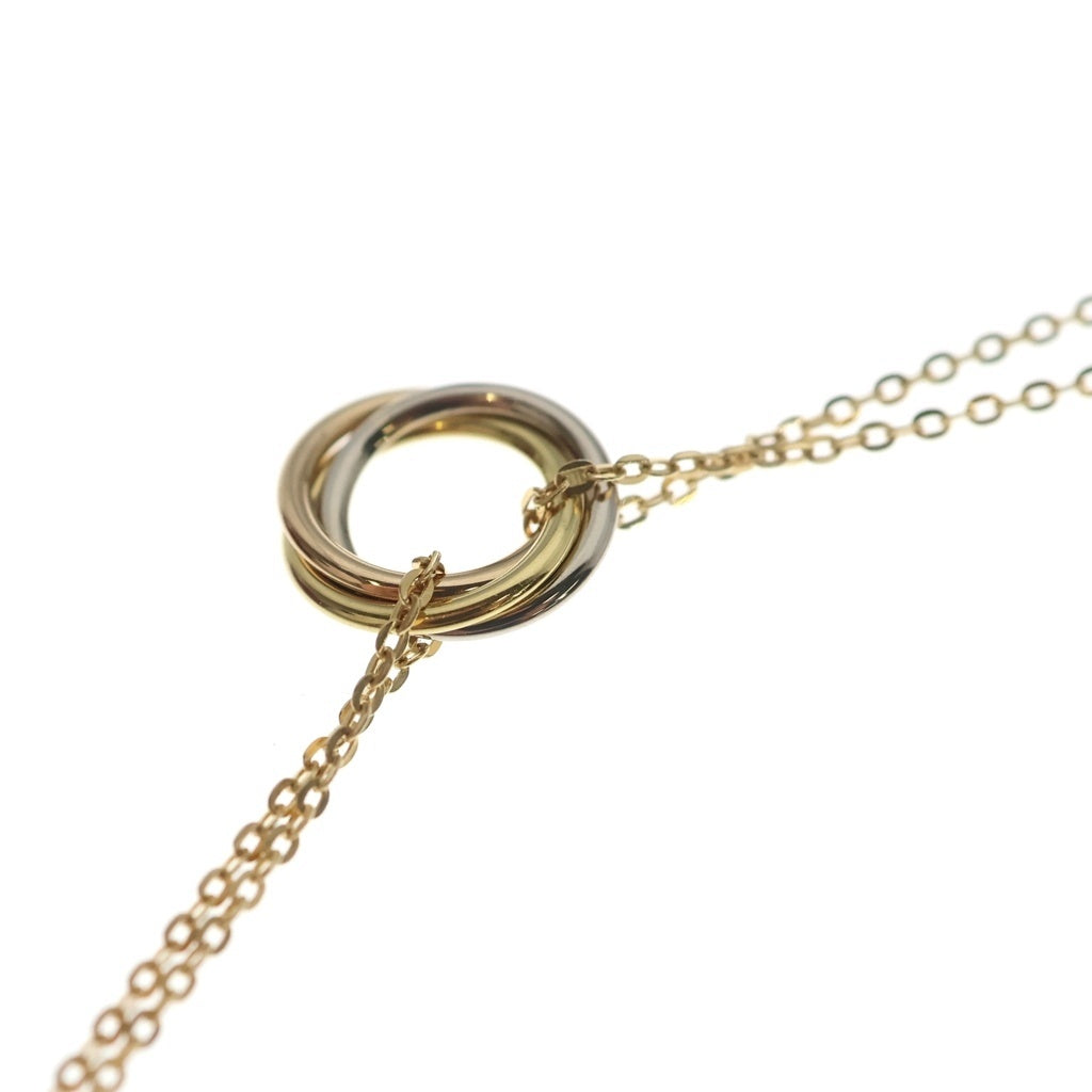 Cartier(カルティエ) ベビートリニティ ネックレス 750YG/PG/WG 3.3g TGP569 レディース
