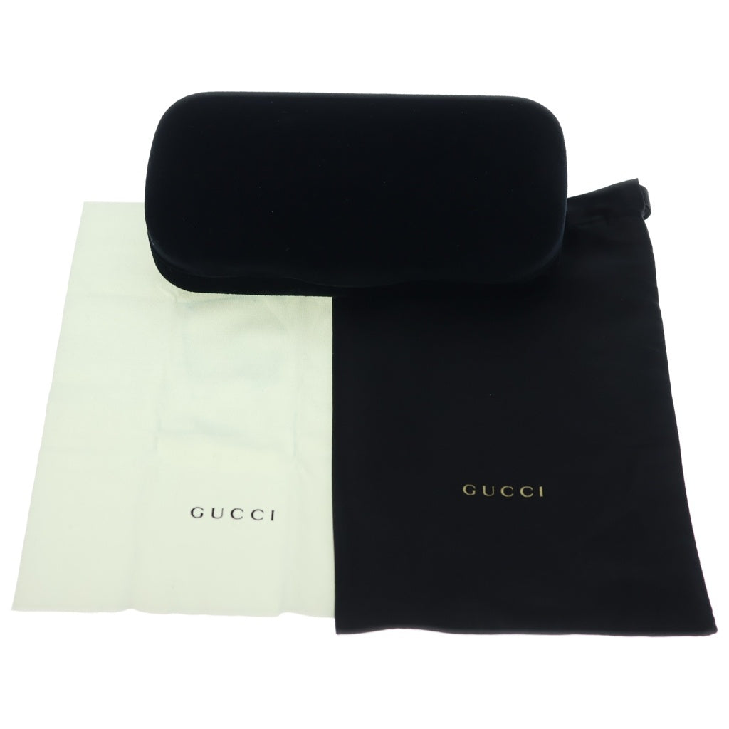 GUCCI(グッチ) 日本限定モデル オーバルフレーム カラーレンズ サングラス メガネ 眼鏡 アイウェア ブラック GG1507OJ