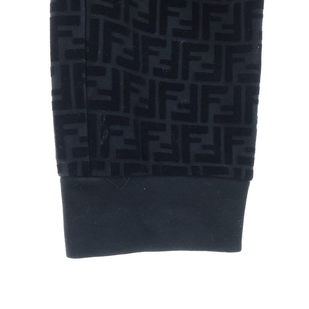 FENDI(フェンディ) ズッカ総柄 フロッキープリント トラック ジョガー パンツ ブラック 12CPF-22-2824 レディース