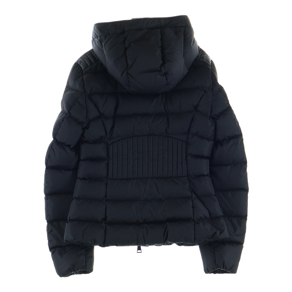 MONCLER(モンクレール) TETRA テトラ レザー切り替え フーデッド ジップアップ ダウンジャケット ブラック E20934539985 C0063 レディース