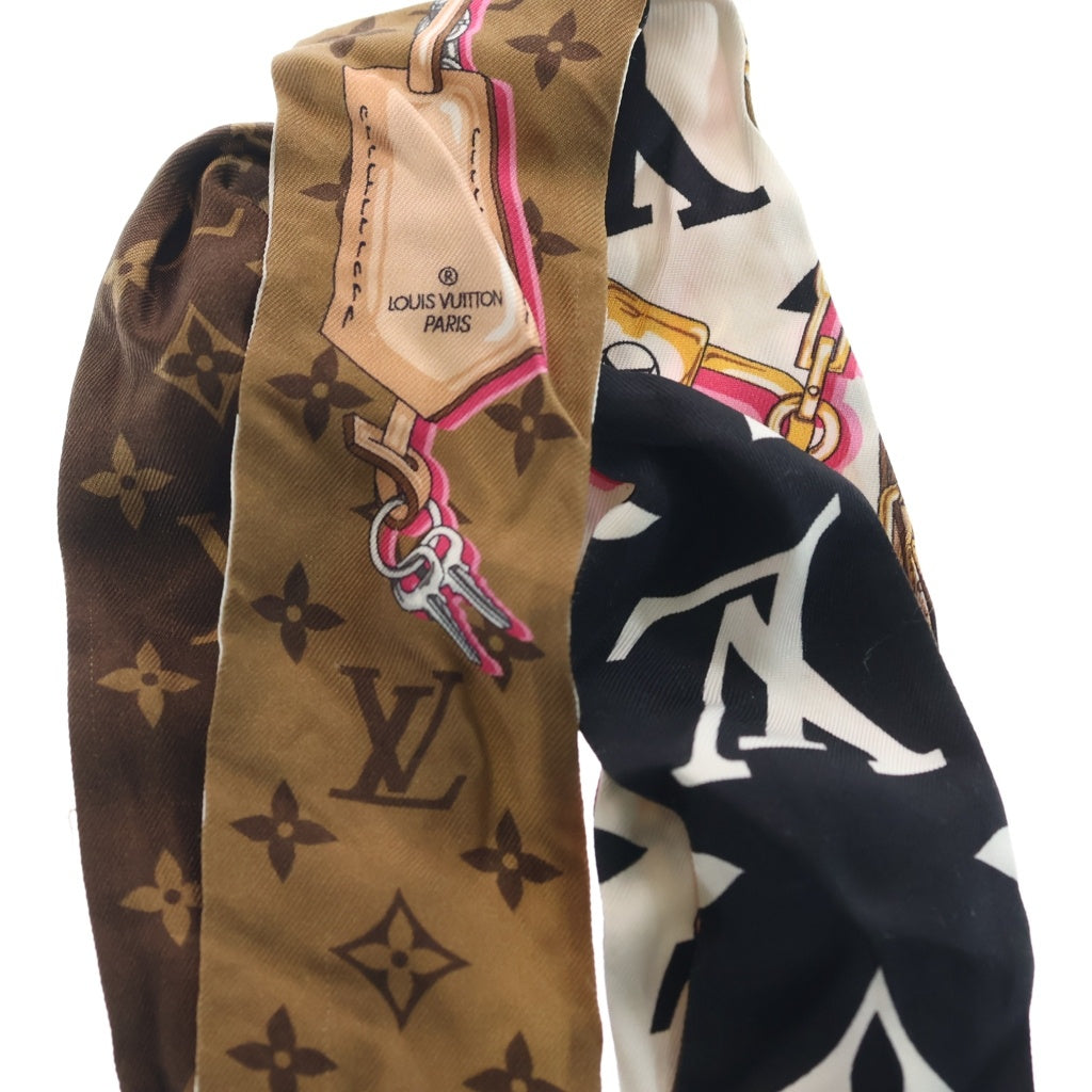 LOUIS VUITTON(ルイヴィトン) バンドー モノグラム ツイリースカーフ マルチカラー シルク M76676 レディース
