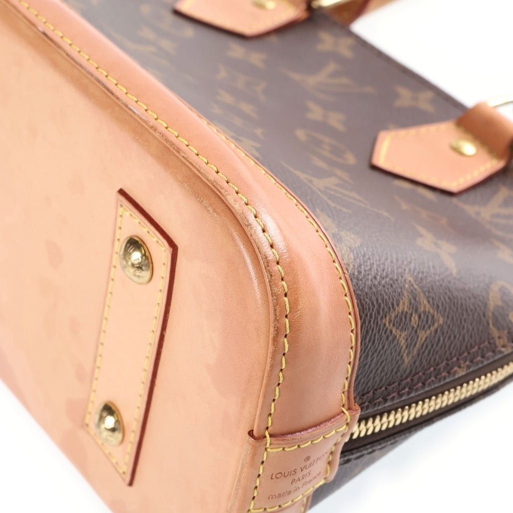 LOUIS VUITTON(ルイヴィトン) モノグラム アルマBB PVC レザー ハンドバッグ ブラウン M46990 レディース