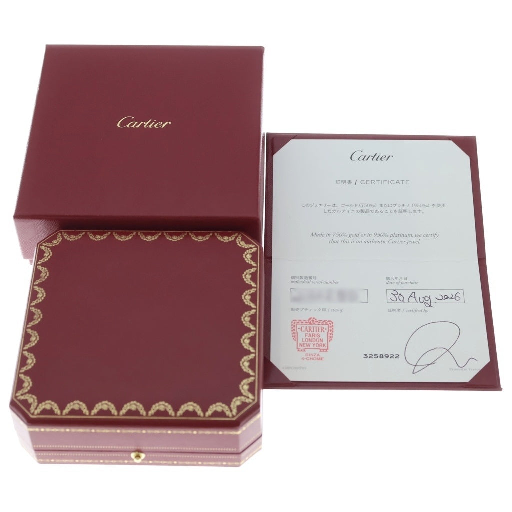 Cartier(カルティエ) ジュストアンクル ダイヤ ネックレス ペンダント チェーン イエローゴールド Au750YG レディース
