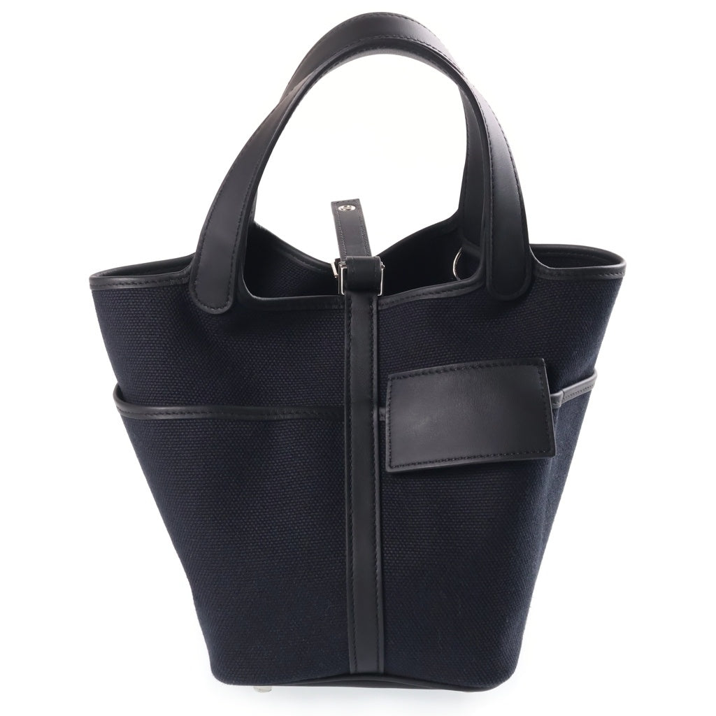 HERMES(エルメス) ピコタンロックPM カーゴポケット ブラック スイフト×キャンバス K刻印 レディース