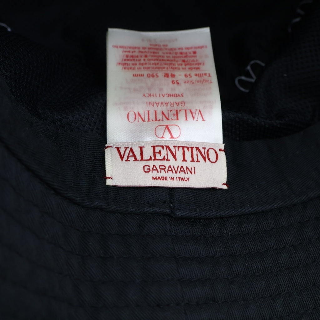 VALENTINO(ヴァレンティノ) ■VALENTINO GARAVANI Vロゴ バケットハット ブラック