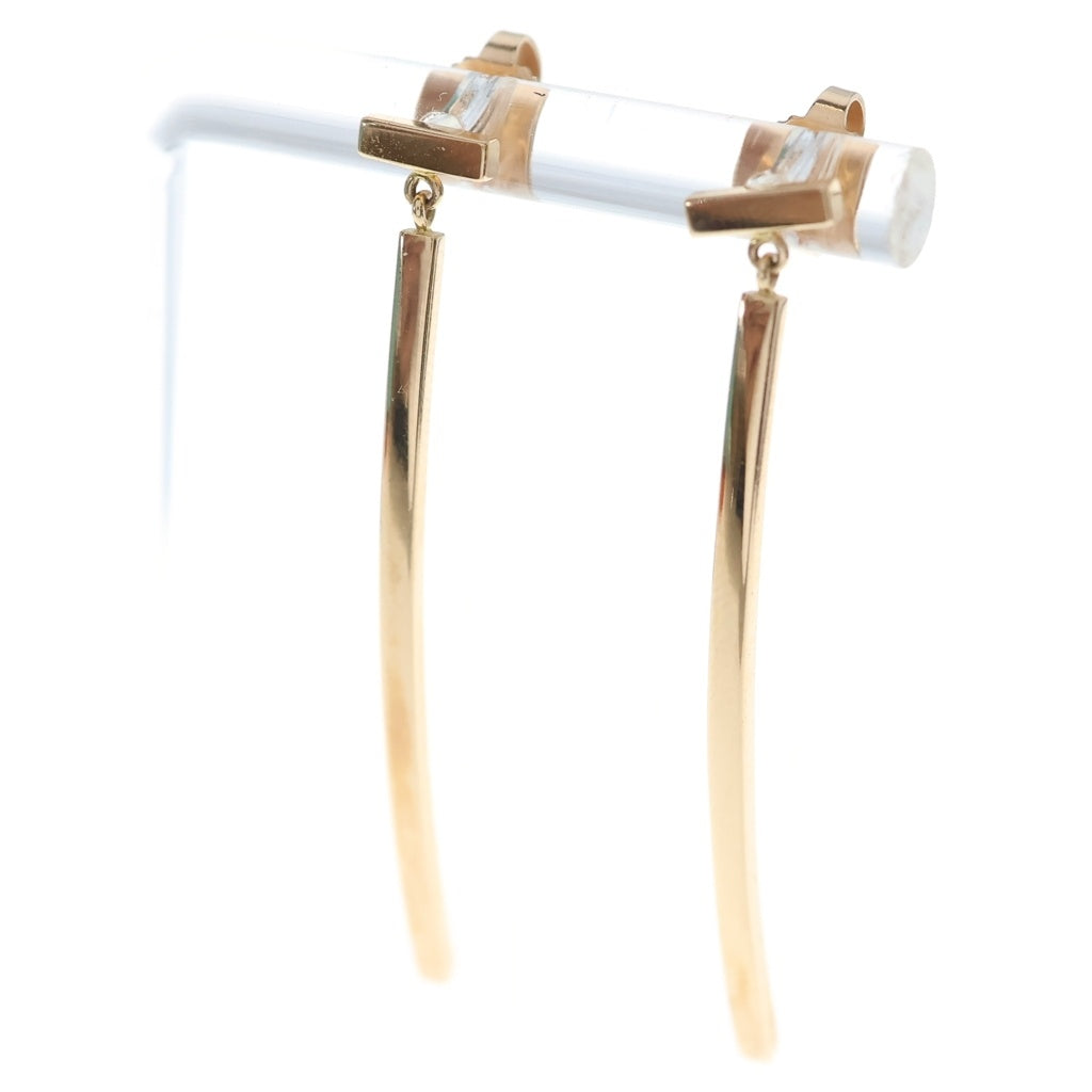 TIFFANY & Co.(ティファニー) Tワイヤー バー ドロップピアス K18PG ピンクゴールド 62271876 レディース