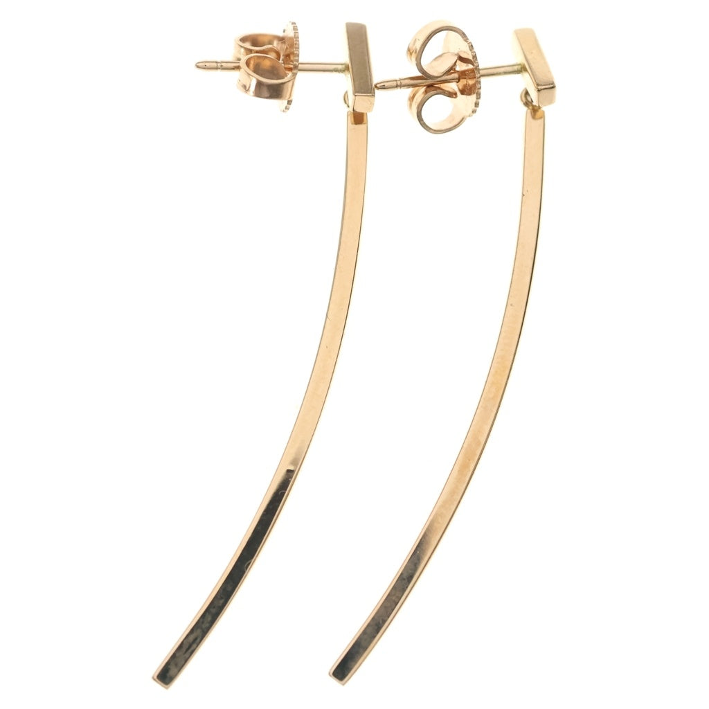 TIFFANY & Co.(ティファニー) Tワイヤー バー ドロップピアス K18PG ピンクゴールド 62271876 レディース