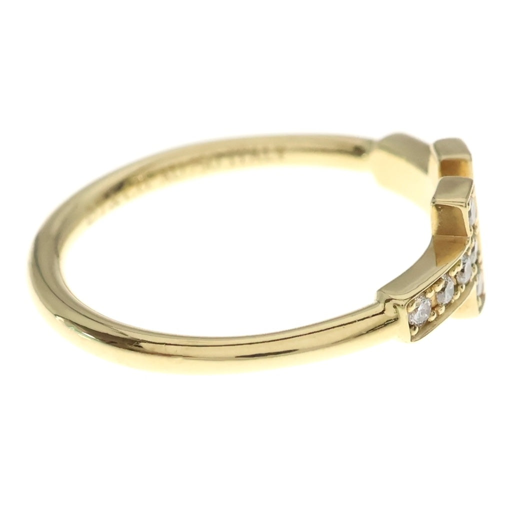 TIFFANY & Co.(ティファニー) Tワイヤー ダイヤリング K18 2.3g #9 レディース