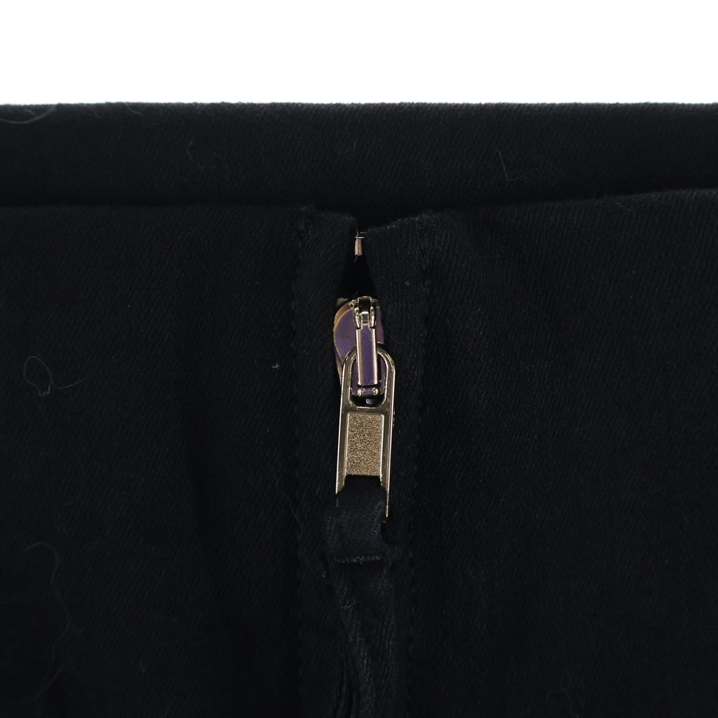 Rick Owens(リックオウエンス) 24SS Lido Dirt Pillar Denim Maxi Skirt リド ダート ピラー デニム タイトロング スカート ブラック レディース RO01D2344-SBB