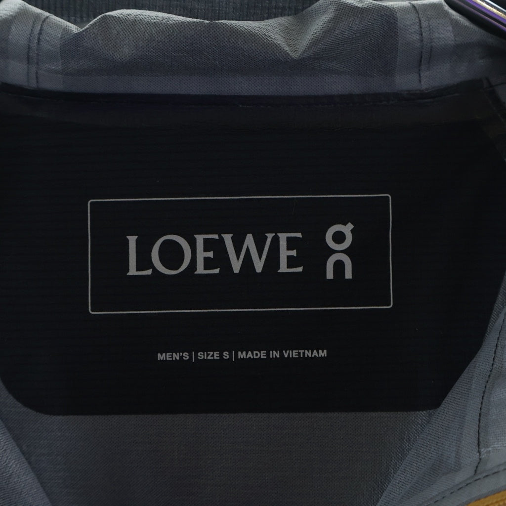 LOEWE(ロエベ) ×On Ultra Jacket オン ウルトラ ロゴプリント リップストップ ナイロン ジップアップ ジャケット ブラック 1ME12130553