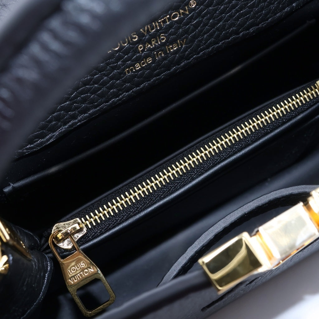 LOUIS VUITTON(ルイヴィトン) カプシーヌミニ ノワール 2wayハンドバッグ ショルダーバッグ M24729 レディース