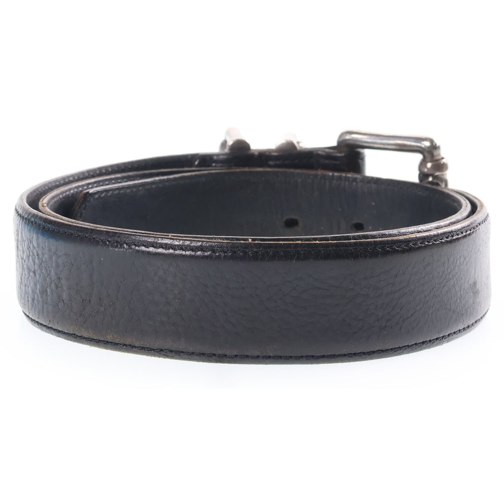 CHROME HEARTS(クロムハーツ) BLT ROLLER 3PC1.5inch 3PCローラーバックル レザーベルト シルバー BCA357