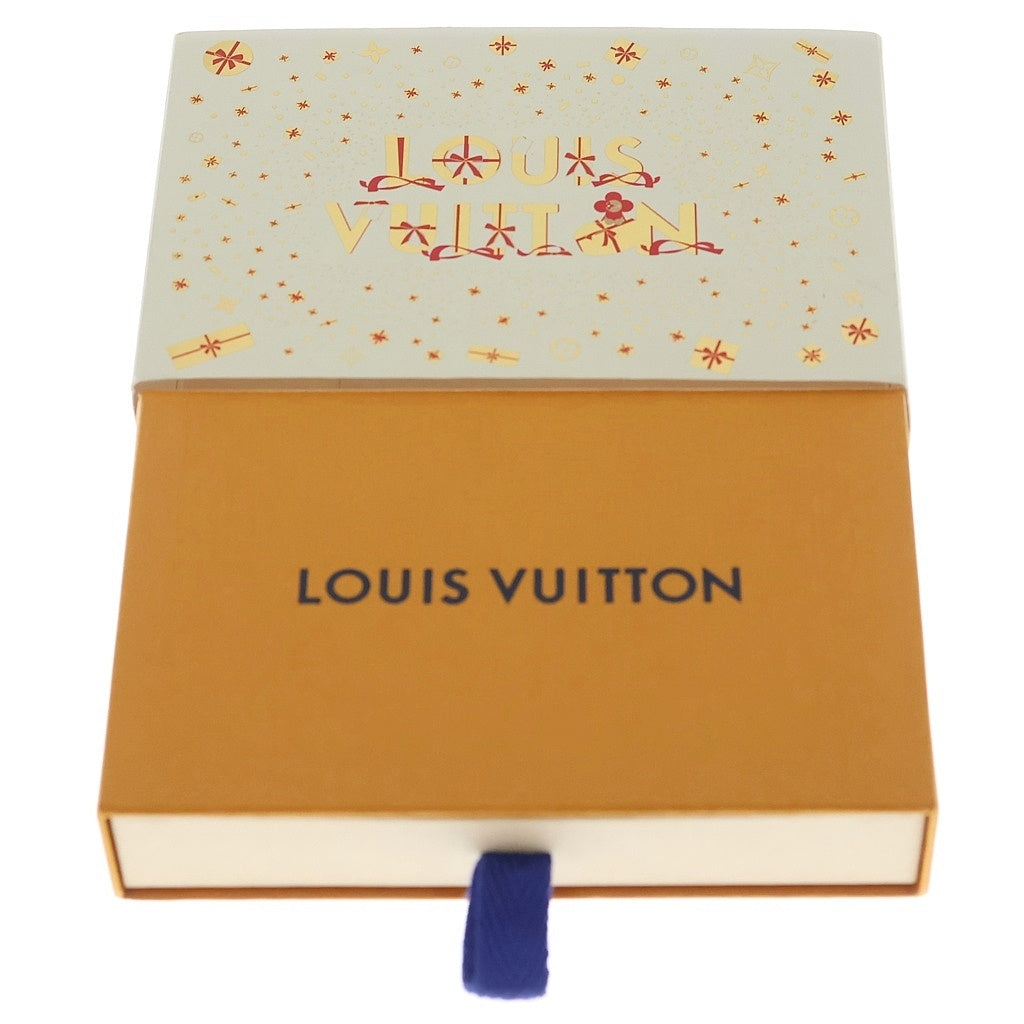 LOUIS VUITTON(ルイヴィトン) LV ブルーム レザー ブレスレット レッド ゴールド金具 M8532Z レディース