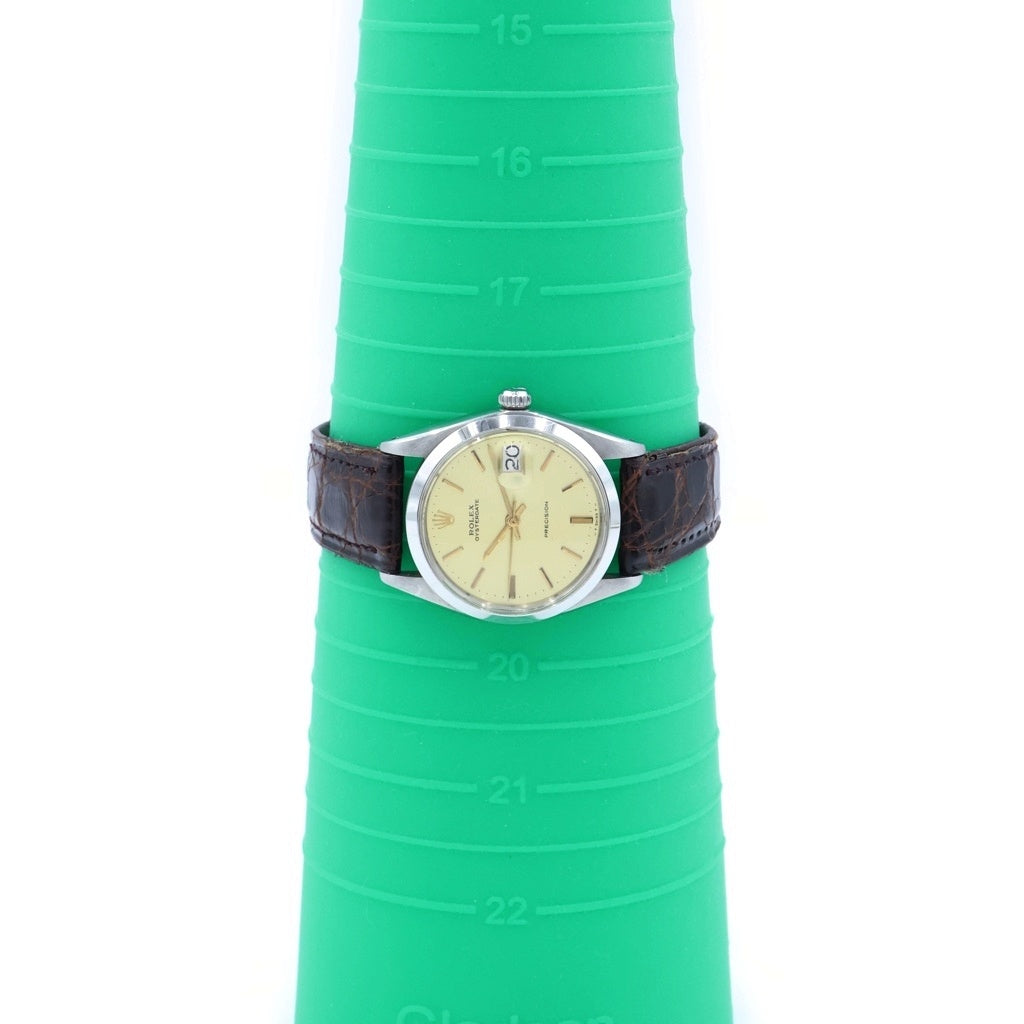 ROLEX(ロレックス) オイスターデイト シャンパン文字盤 SS/手巻き 6694