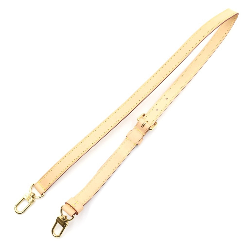 LOUIS VUITTON(ルイヴィトン) レザー ショルダーストラップ ゴールド金具 ベージュ