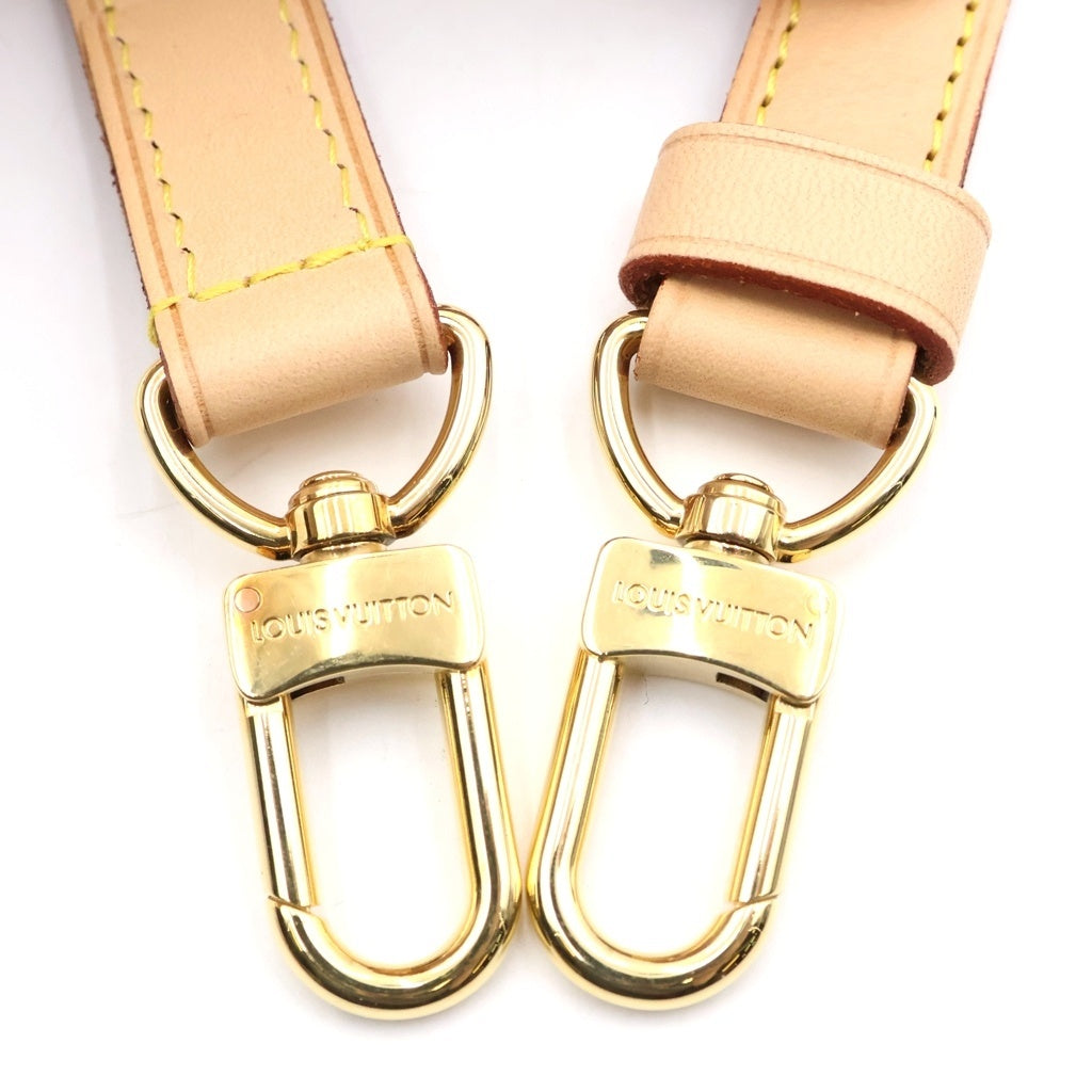 LOUIS VUITTON(ルイヴィトン) レザー ショルダーストラップ ゴールド金具 ベージュ