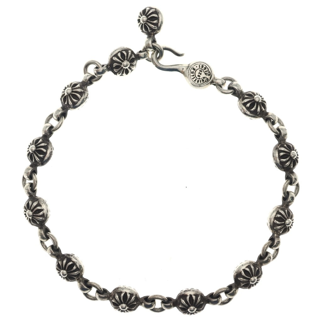 CHROME HEARTS(クロムハーツ) ■NO1 BALL #1クロスボールブレスレット シルバー BCA172