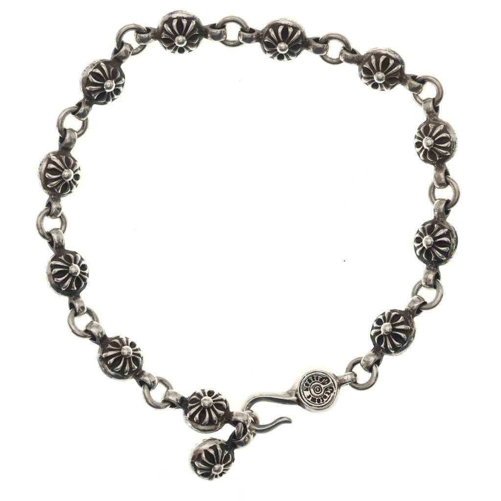 CHROME HEARTS(クロムハーツ) ■NO1 BALL #1クロスボールブレスレット シルバー BCA172