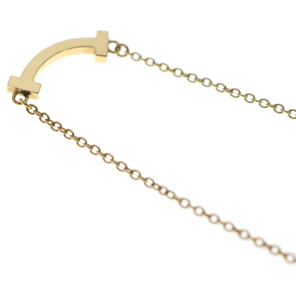 TIFFANY & Co.(ティファニー) Tスマイル ミニ ネックレス Au750PG 2.3g レディース