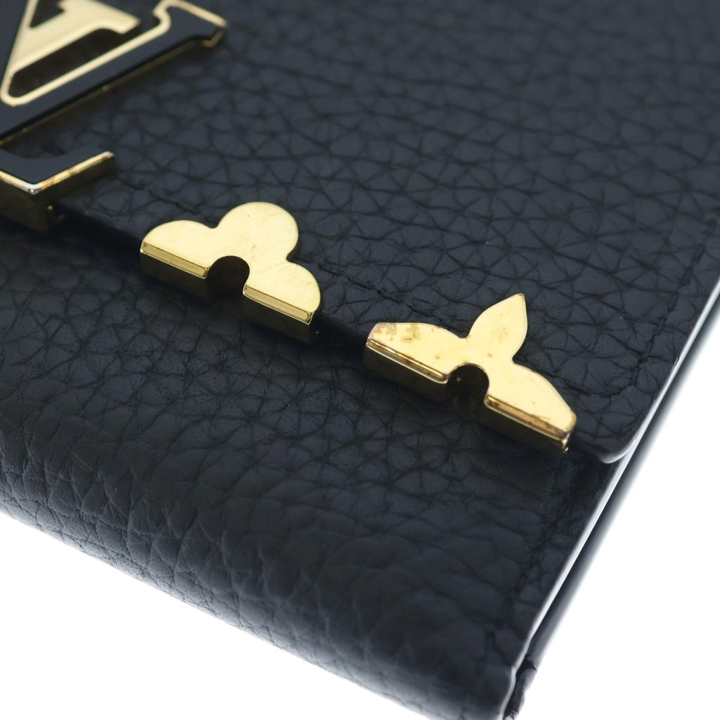 LOUIS VUITTON(ルイヴィトン) ポルトフォイユ カプシーヌ コンパクト ノワール レザー M67886 レディース