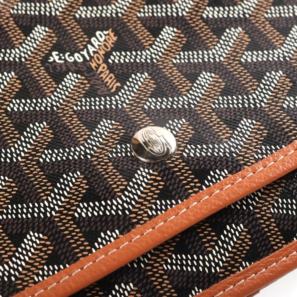 GOYARD(ゴヤール) プリュメ ショルダーバッグ ブラウン PVC×レザー レディース