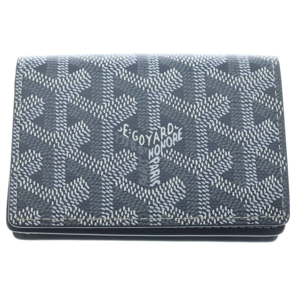 GOYARD(ゴヤール) マルゼルブ コインケース グレー PVC×レザー レディース