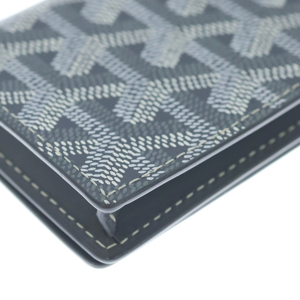 GOYARD(ゴヤール) マルゼルブ コインケース グレー PVC×レザー レディース