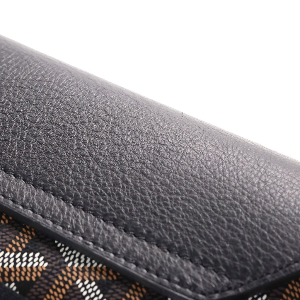 GOYARD(ゴヤール) クルシエ メッセンジャーバッグ ショルダーバック PVCレザー ブラック/ブラウン