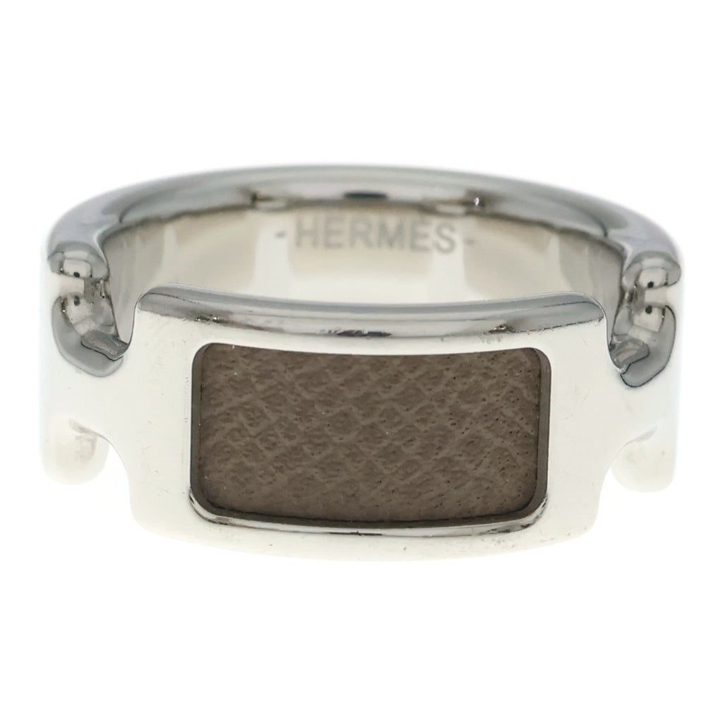 HERMES(エルメス) オランプ リング エトゥープ SV金具 6.3g #L レディース